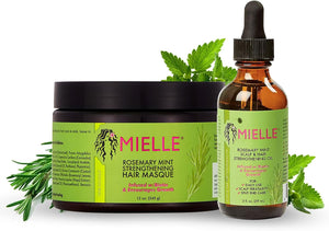 Mielle Rosemary Mint Oil & Mask Collection Set