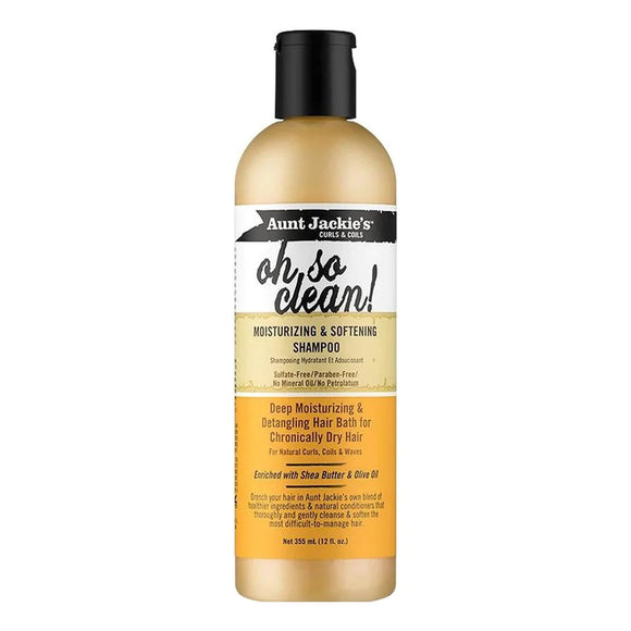 AUNT JACKIE'S |Oh So Clean Moisturizing & Softening Shampoo (12oz)