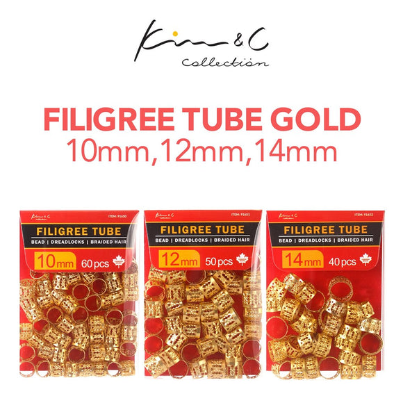KIM & C | Filigree Tube Gold