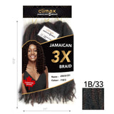 CLIMAX | 3X Jamaican Braid