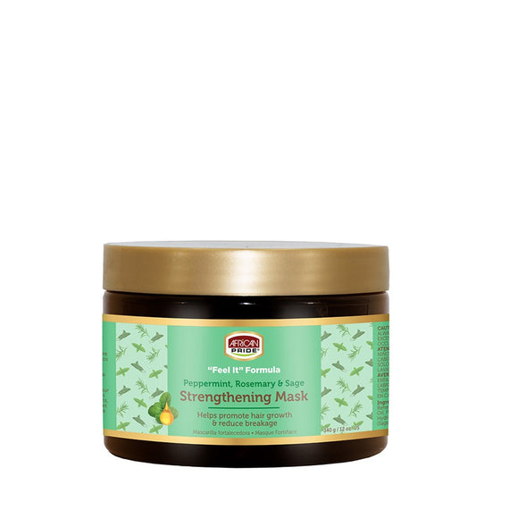 AFRICAN PRIDE Peppermint, Rosemary & Sage Strengthening Mask (12oz)