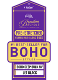 OUTRE Purple Pack Brazilian BOHO Deep Bulk 18"