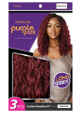 OUTRE Premium Purple Pack 3PCS-Brazilian Deep Wave 12″