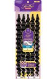OUTRE Purple Pack Brazilian - Feather Crochet Deep 18'