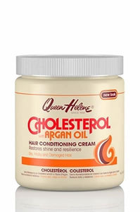 QUEEN HELENE Cholesterol Hair Conditioning Cream Argan Oil 15oz