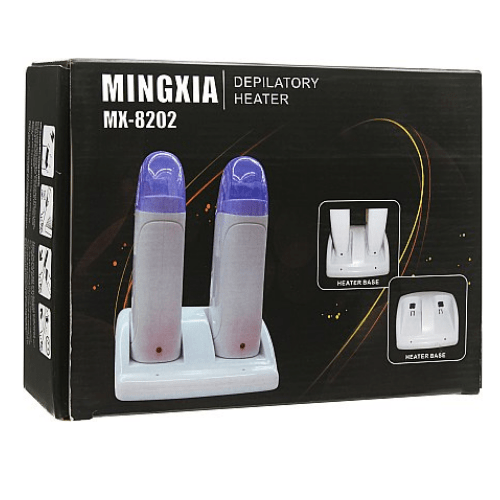 MINGKIA | Professional Double Depilatory Wax Warmer Hair Removal with Wax Roller