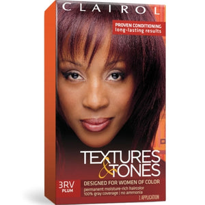 TEXTURES & TONES | Hair Color 3RV, PLUM