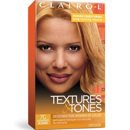 TEXTURES & TONES | Hair Color 7G, LIGHTEST BLONDE