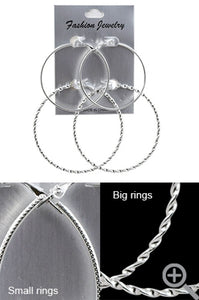 Hoop Earrings -  Fashion Jewelry