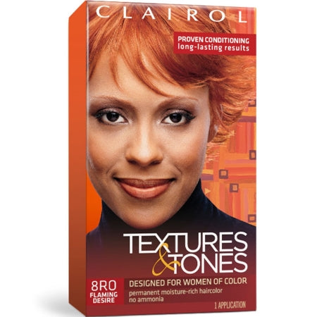 TEXTURES & TONES | Hair Color  8RO, FLAMING DESIRE