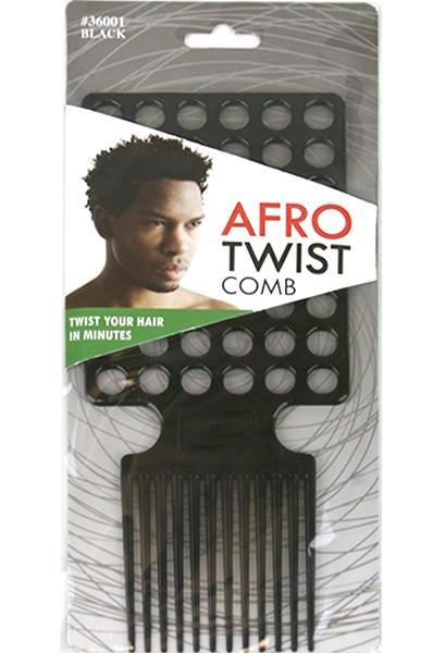 KIM & C | Afro Twist Comb #36001 Black