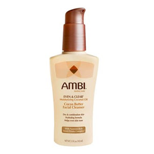 AMBI | Even & Clear Moisturizing Coconut Oil Cocoa Butter Facial Cleanser (3.5oz)