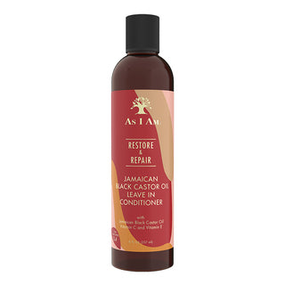 AS I AM | Jamaican Black Castor Oil Leave-In Conditioner (8oz)