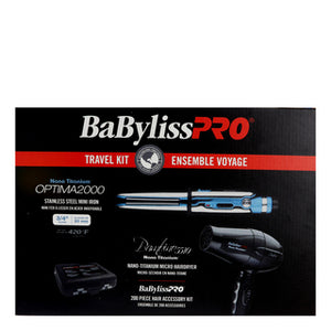 BABYLISS PRO | Nano Titanium Optima 2000 Travel Kit [Limited Edition]
