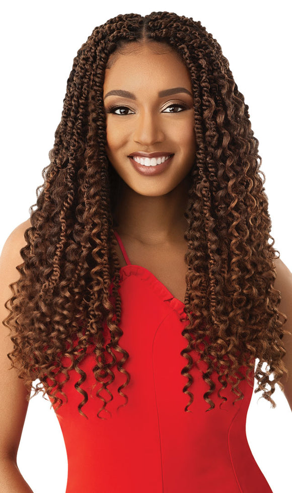 OUTRE | Xpressions Twisted Up  BOHO Wavy Bomb Twist 20''