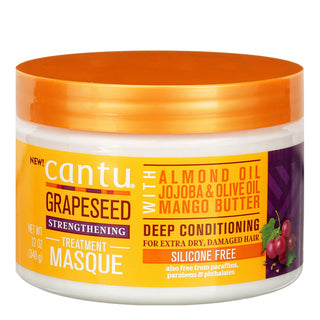 CANTU Grapeseed Strengthening Deep Conditioning Treatment Masque (12oz)