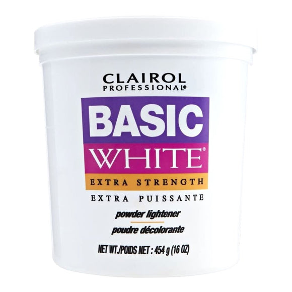CLAIROL PROFESSIONALS | Basic White Powder Lightener [Extra Strength] (16oz)