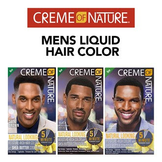 CREME OF NATURE | Moisture Rich Liquid Hair Color for Men