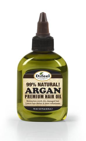 SUNFLOWER | Difeel 99% Natural Blend Premium Hair Oil (2.5oz) - Argan Oil