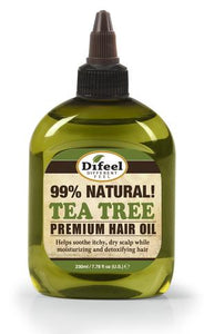 SUNFLOWER | Difeel 99% Natural Blend Premium Hair Oil (2.5oz) - Tea Tree Oil