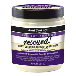 AUNT JACKIE'S | Grapeseed Rescued Thirst Quenching Recovery Conditioner (15oz)