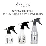 KIM & C | Spray Bottle #Scissor & Comb Pattern