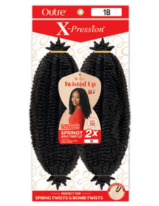 OUTRE | X-Pression Twisted Up - Springy Afro Twist 12