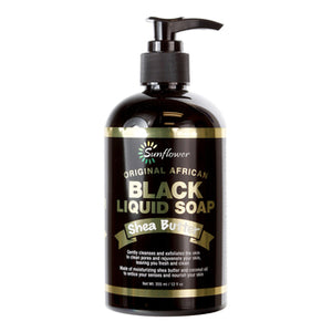 SUNFLOWER | Original African Black Liquid Soap (12oz)