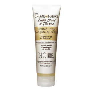CREME OF NATURE | Butter Blend & Flaxseed Double Duty Elongate & Define Jelly (8.4oz)