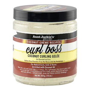AUNT JACKIE'S |  Curl Boss Coconut Curling Gelee (15oz)